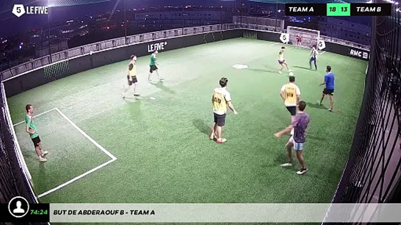 But de Abderaouf B - Team A