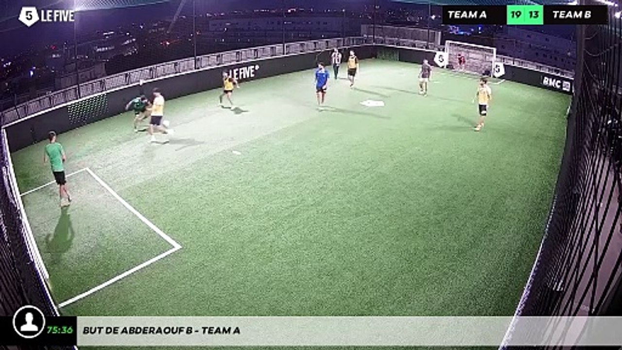 But de Abderaouf B - Team A