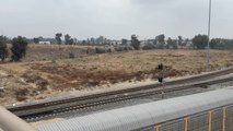 UP 7459 Leads Eastbound Intermodal Train Passing Through West Colton Yard.