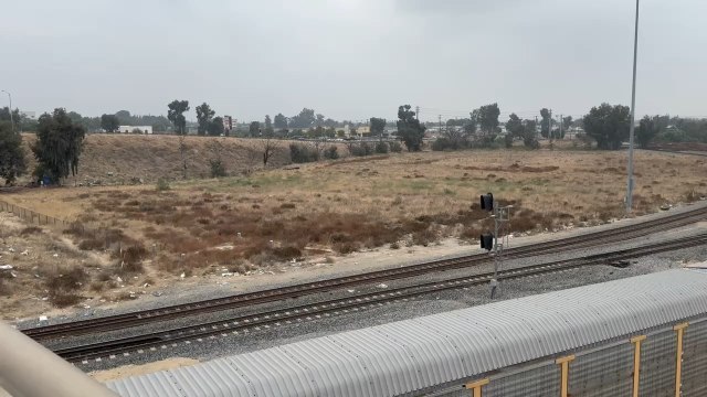 UP 7459 Leads Eastbound Intermodal Train Passing Through West Colton Yard.