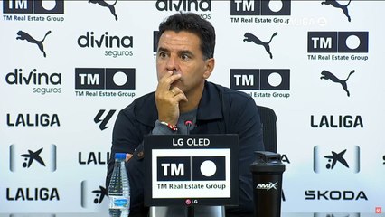 Rueda de prensa Michel | Valencia - Girona