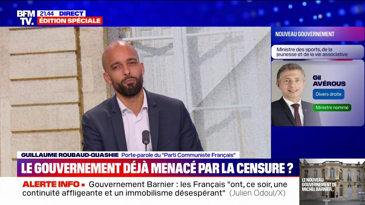 Guillaume Roubaud-Quashie (PCF): "Nous allons proposer un amendement qui permette d'abroger la réforme des retraites"