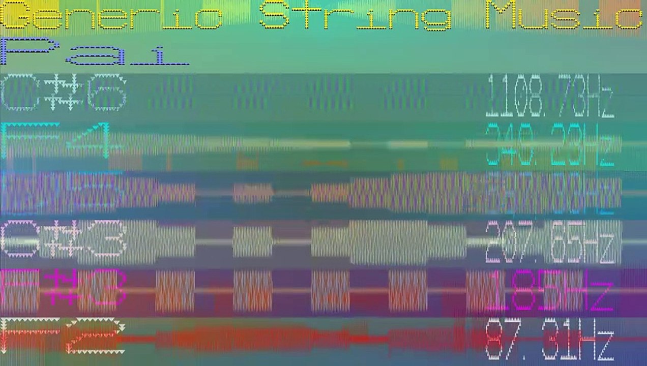 Weird Slow Music - Generic String Instrument Music -  Pai - 15 bpm