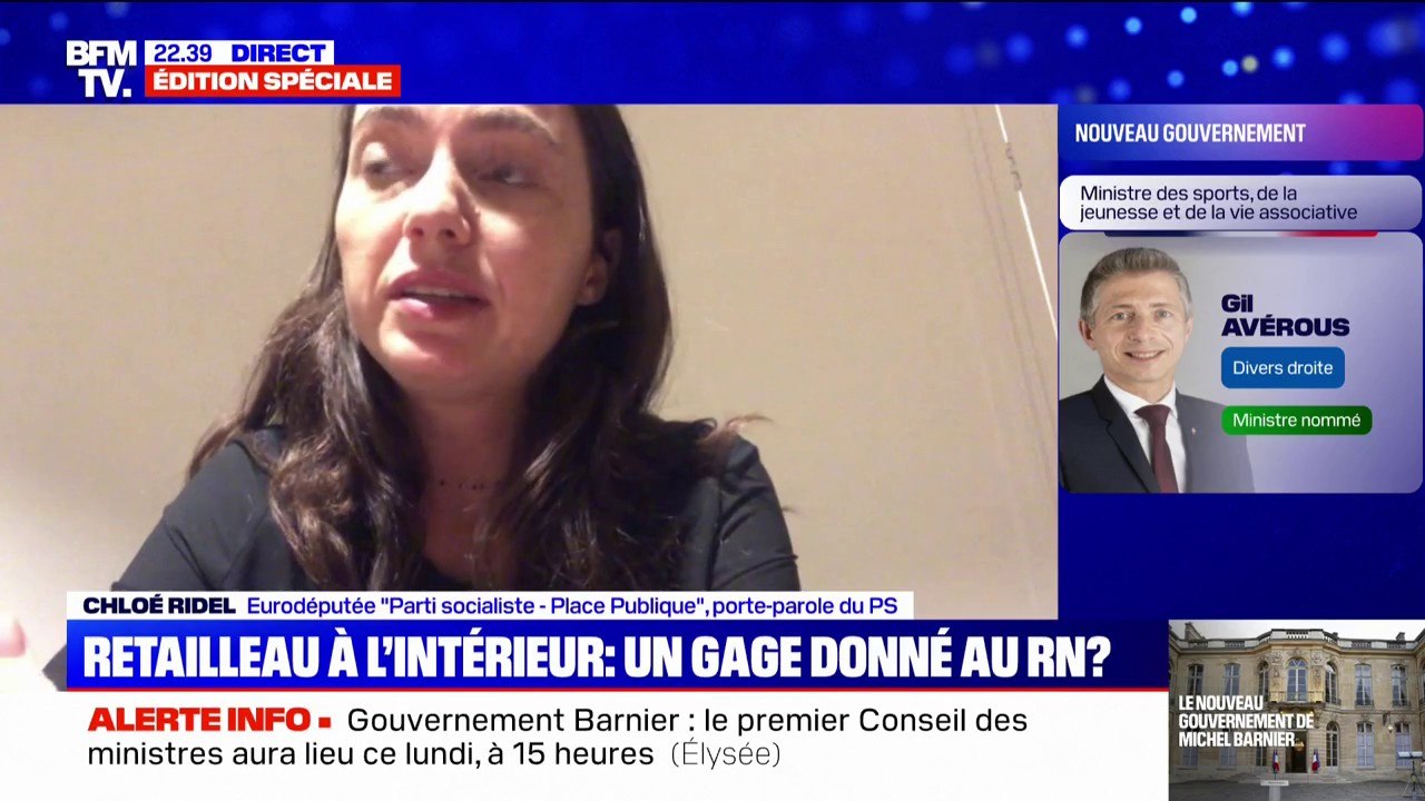 Chloé Ridel (PS-Place publique), à propos du ministre de lIntérieur, Bruno Retailleau: "Il s'est fait connaître par des propos orduriers, (...) c'est quelqu'un qui est inhumain"