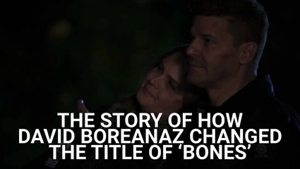 The Story Behind How 'Bones' Actually Changed Its Original Title After David Boreanaz Came On Board