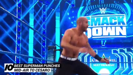 Top 10 Superman Punches of Roman Reigns WWE