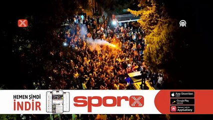 Florya'da derbi zaferi coşkusu