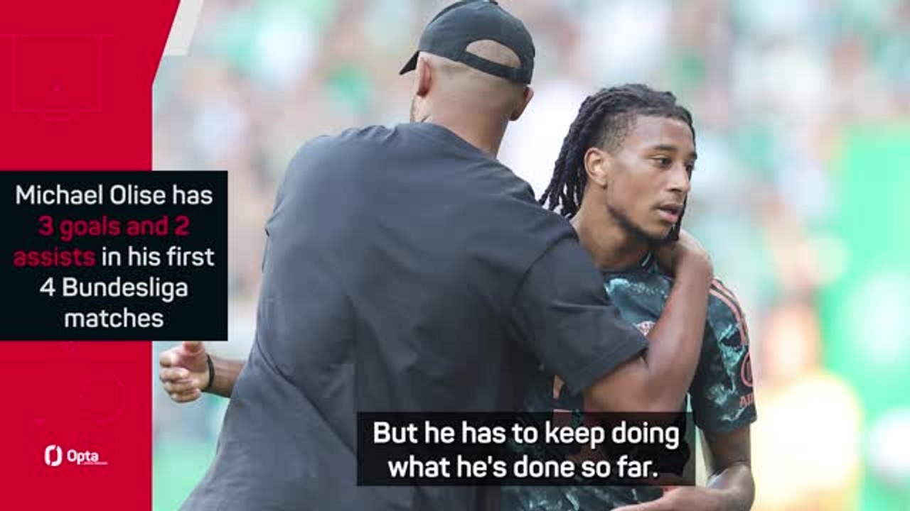 'A very special talent' - Kompany heaps praise on Olise