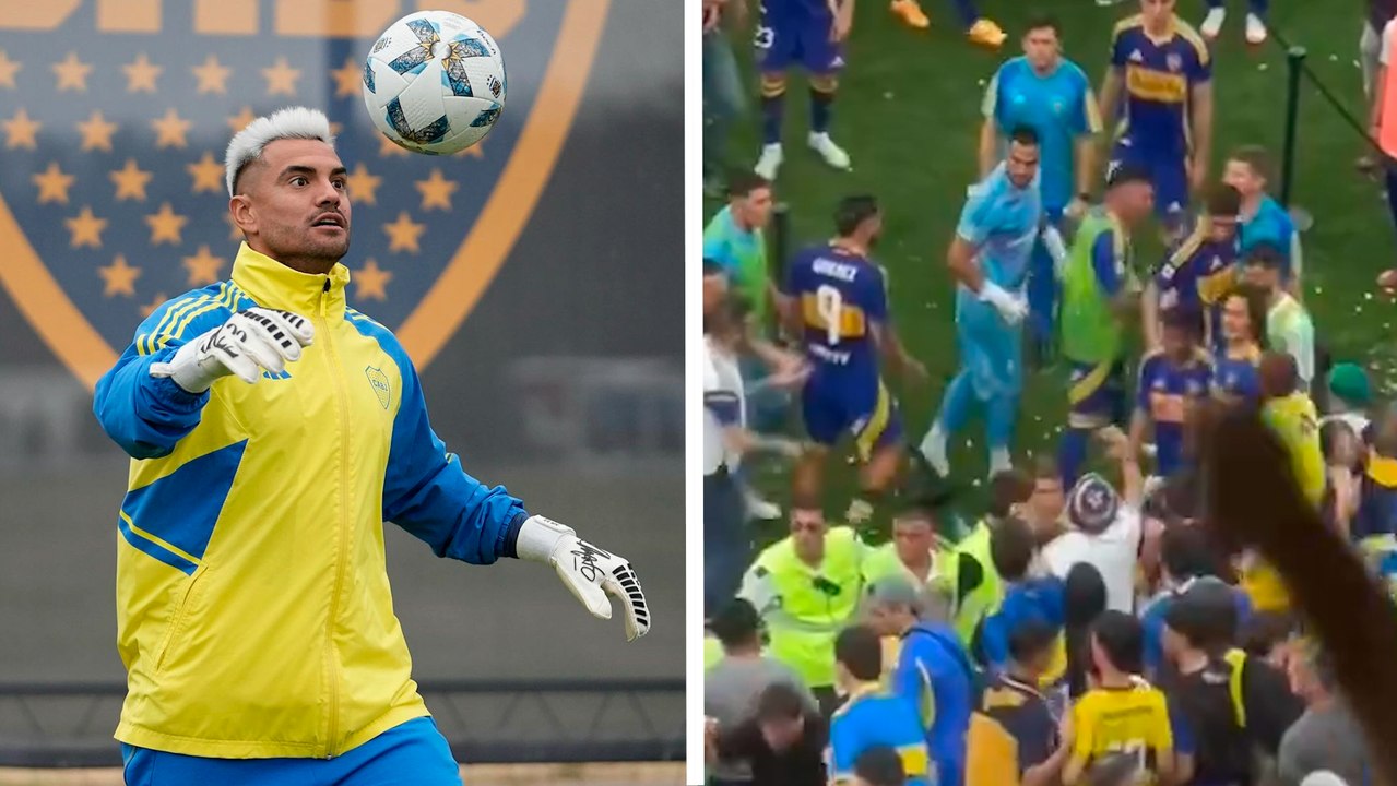 Chiquito Romero, portero de Boca Juniors, se encara contra su propia afición tras caer ante River Plate