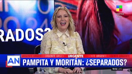 Pampita y Moritán: ¿Separados?