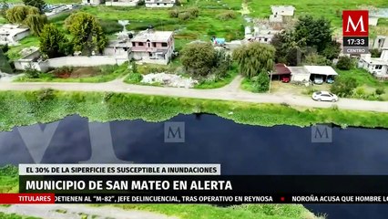 Habitantes de Edomex alertan por desbordamiento de Río Lerma