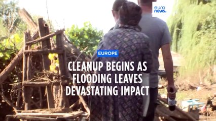 Thousands displaced as flooding washes away home in Romanian county of Galati