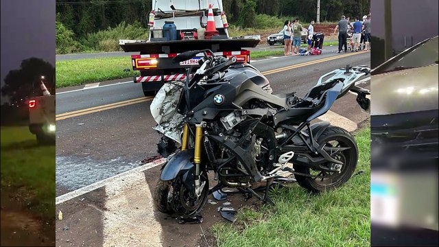 Três pessoas ficam feridas em acidente na BR-277 em Céu Azul