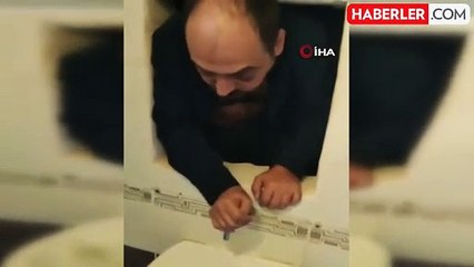 Hükümlü Tuvaletin Havalandırma Boşluğunda Yakalandı