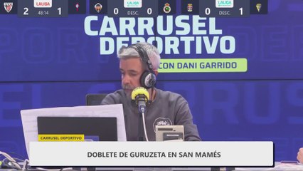 Jorge Sáenz, jugador del Leganés, al micro de joseaduro