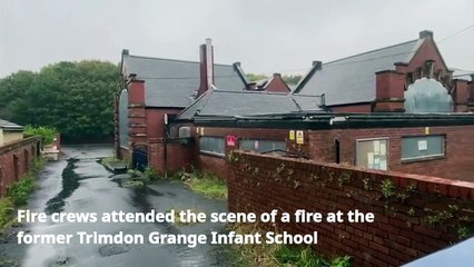 Investigation launched following fire at former County Durham school