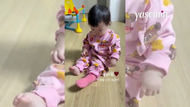 Küçük kız kendi işini kendi halletti başarısı görenlerin içini ısıttı. “Küçük bir zafer”