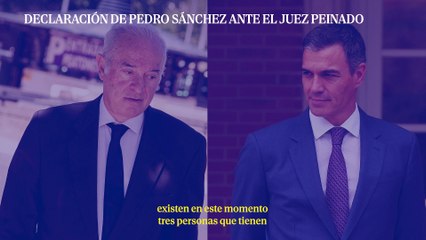 El audio de Pedro Sánchez en su interrogatorio por el caso Begoña Gómez: "Es mi esposa"