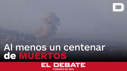 Download Video: Al menos un centenar de muertos y más de 400 heridos por bombardeos israelíes en el Líbano