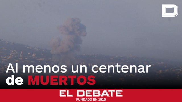 Al menos un centenar de muertos y más de 400 heridos por bombardeos israelíes en el Líbano