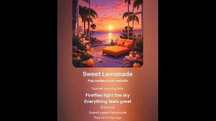Music Buat Santai, Sweet Lemonade