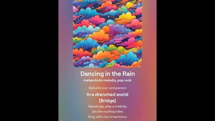 Music Buat Santai, Dancing In The Rain