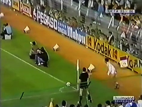 Real Madrid vs. Chornomorets Odesa - UEFA Cup 1985-1986