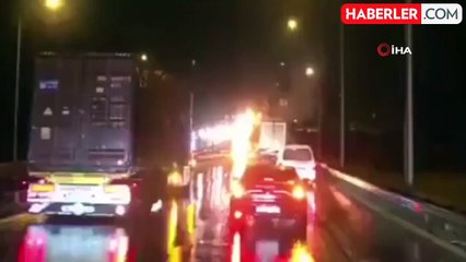 TAG Otoyolu'nda 3 Ayrı Kaza: 1 Ölü, 20 Yaralı