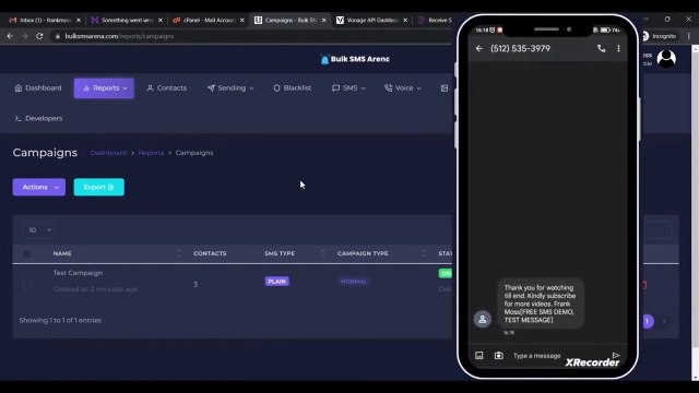 BUILD BULK SMS SENDER SOFTWARE - UNLIMITED SPAMMING - SMS MARKETING SOFTWARE