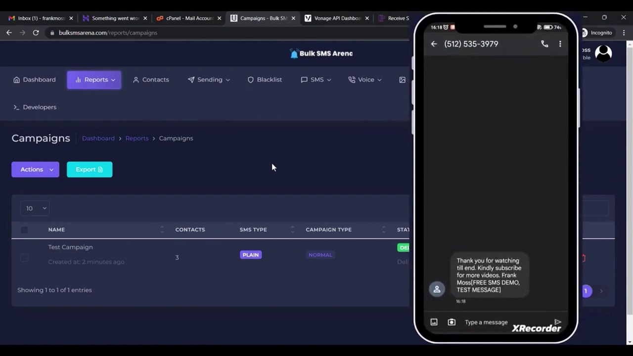 BUILD BULK SMS SENDER SOFTWARE - UNLIMITED SPAMMING - SMS MARKETING SOFTWARE