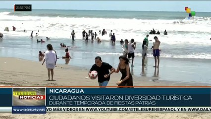 Nicaraguenses de vacaciones en temporada de fiestas patrias