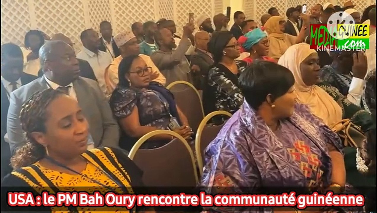 USA : le PM Bah Oury rencontre la communauté guinéenne