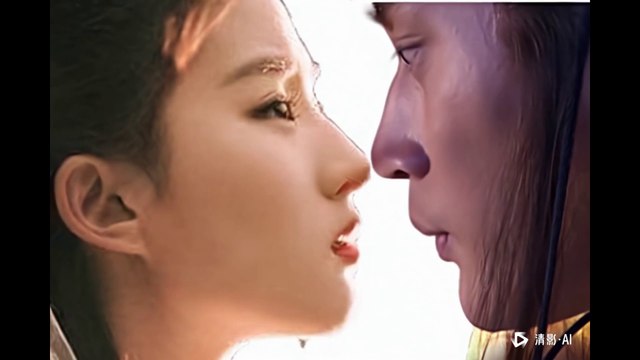 Xiaolongnü mistook Zhen Zhibing for Yang Guo and was kissed on the cheek 小龍女被親吻臉頰，並將對方誤認為甄志丙 The Legend of Condor Heroes 神鵰俠侶 Drama 06 刘亦菲 黄晓明