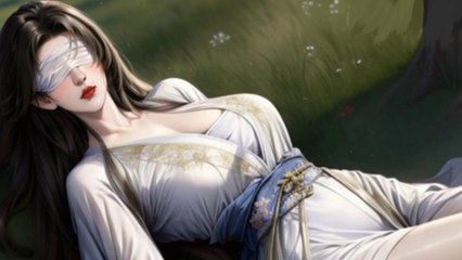 Xiaolongnü was hit on her acupuncture points and blindfolded  小龍女被點中穴道動彈不得 被人蒙住了眼睛 The Legend of Condor Heroes 神鵰俠侶 Comic Manga AI Anime