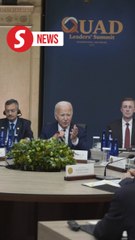 Biden says China's aggressive behavior continues in South China Sea and Taiwan Strait