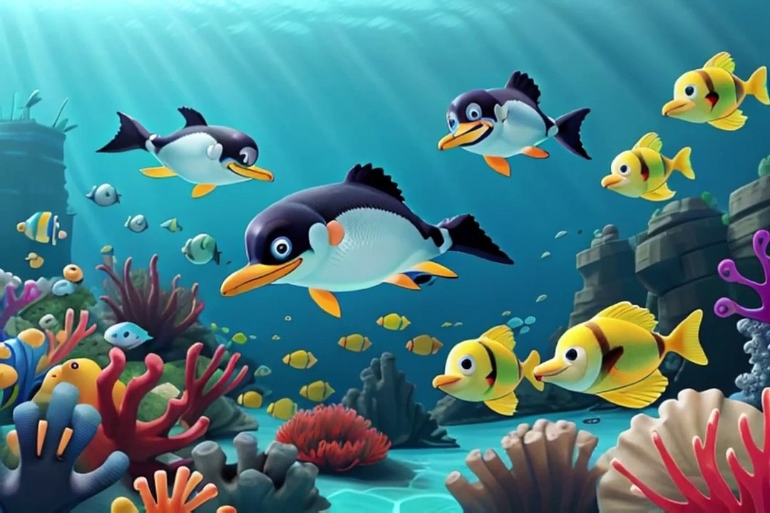 Penguin's SONG KidsMusic-kidssongs-nursery rhymes-kids story time-DancingAnimals-CreativePlaytime