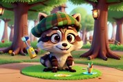 Raccoon's song KidsMusic-kidssongs-nursery rhymes-kids story time-DancingAnimals-CreativePlaytime