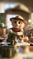 Ginger Cat’s Epic Forest Adventure  – Too Cute! #Shorts