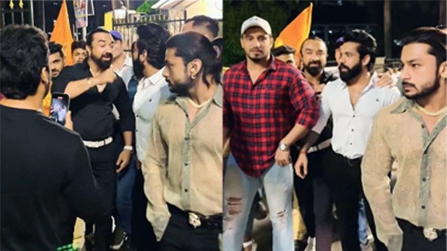 Ajaz Khan Finally Meets Fitness Influencer Rajveer Shishodia In Mumbai Video Viral, Fans Shocked