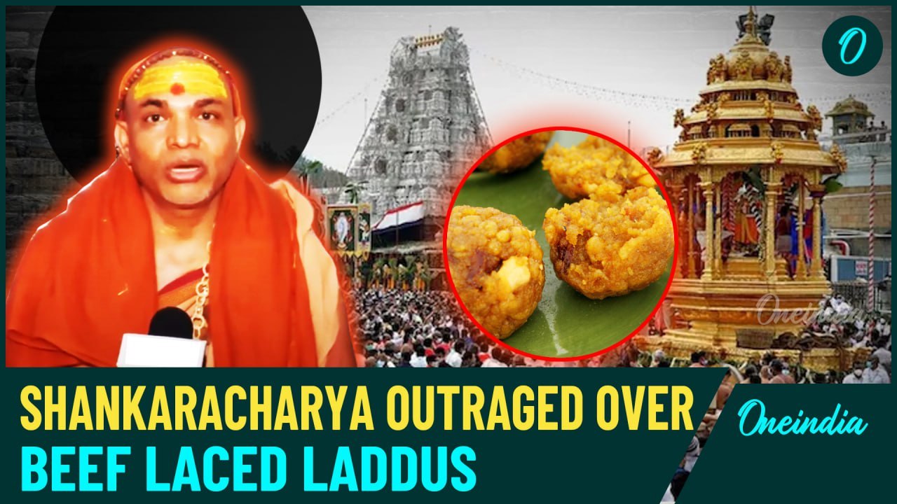 Shankaracharya Condemns Tirupati Prasadam Adulteration, Demands Fast Trials and Hindu Temple Control