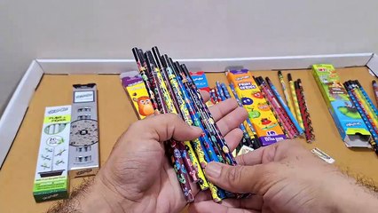 Unboxing and Review of SKOODLE Wildlife, Monster, astronaut, Fruit Series and Plantable Paper Pencil