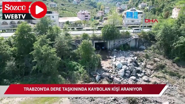 Trabzon’da sel sonrası Karadeniz renk değiştirdi; kayıp kişi bugün de aranıyor