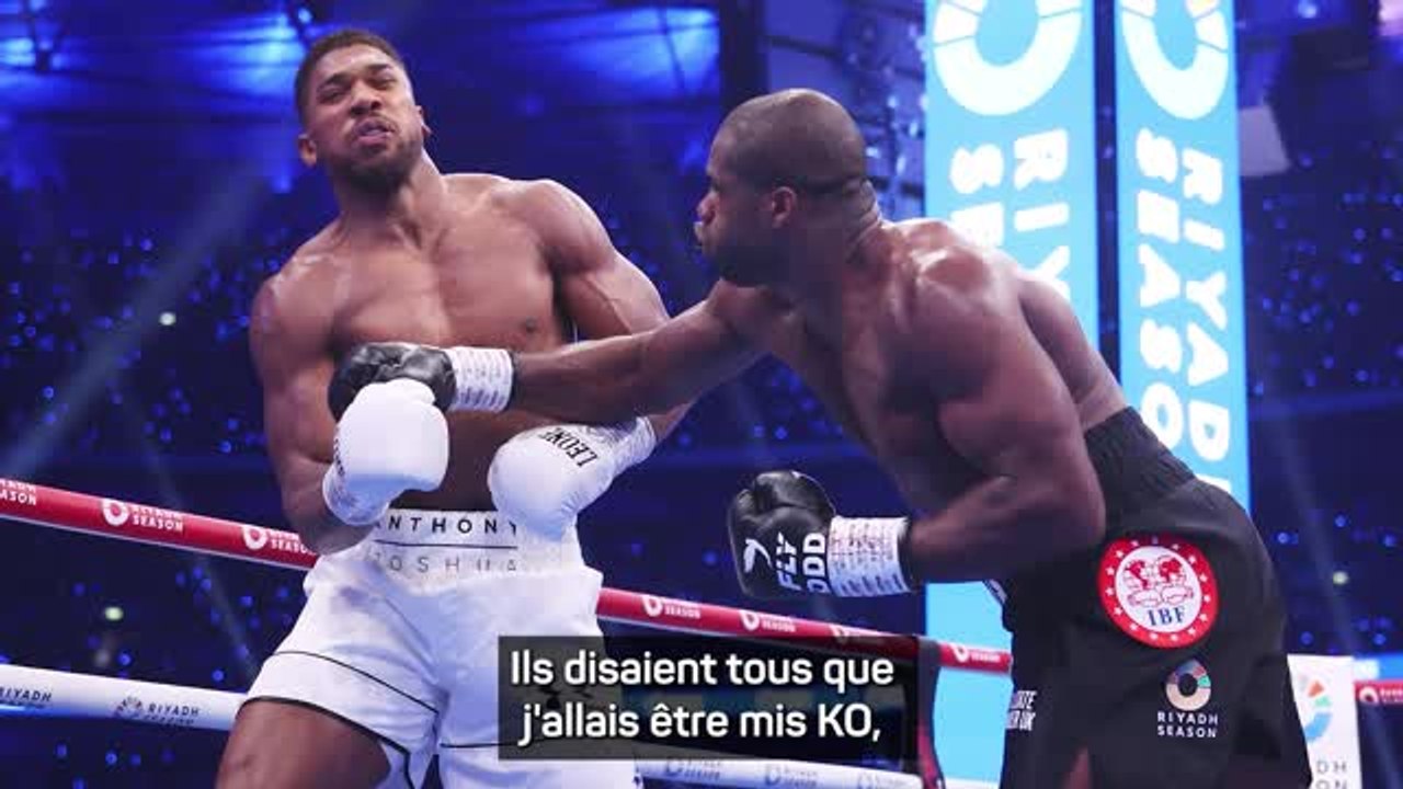Poids lourds - Dubois aux anges après sa victoire par KO contre Joshua