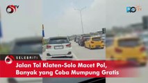 Jalan Tol Klaten-Solo Macet Pol, Banyak yang Coba Mumpung Gratis