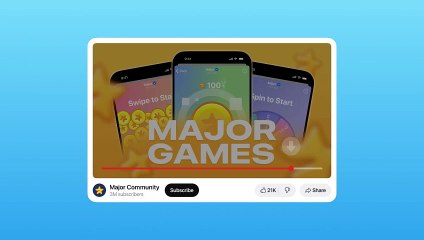 Major Games Telegram Bot Airdrop Major Puzzle daily