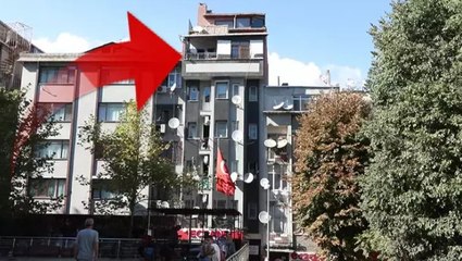 İstanbul Fatih’te kaçak katın üzerine bir kat daha çıkılan bina böyle görüntülendi
