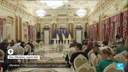 Ukraine: Von der Leyen à Kiev, promet un prêt de 35 milliards d'euros