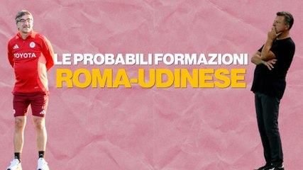 Télécharger la video: Roma-Udinese: le probabili formazioni di Juric e Runjaic