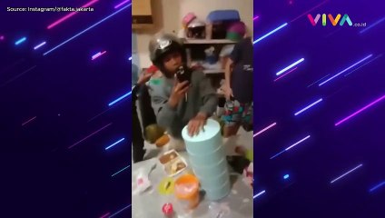 \ Seekor 'Tapir Raksaksa' Masuk Rumah hingga ke Lantai 2