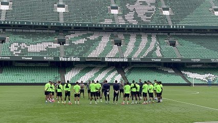 Cinco bajas en la última sesión previa al partido ante el Mallorca